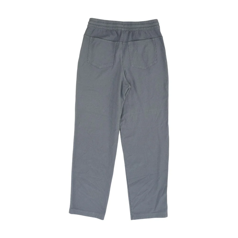 Gray Solid Active Pants - Image 2