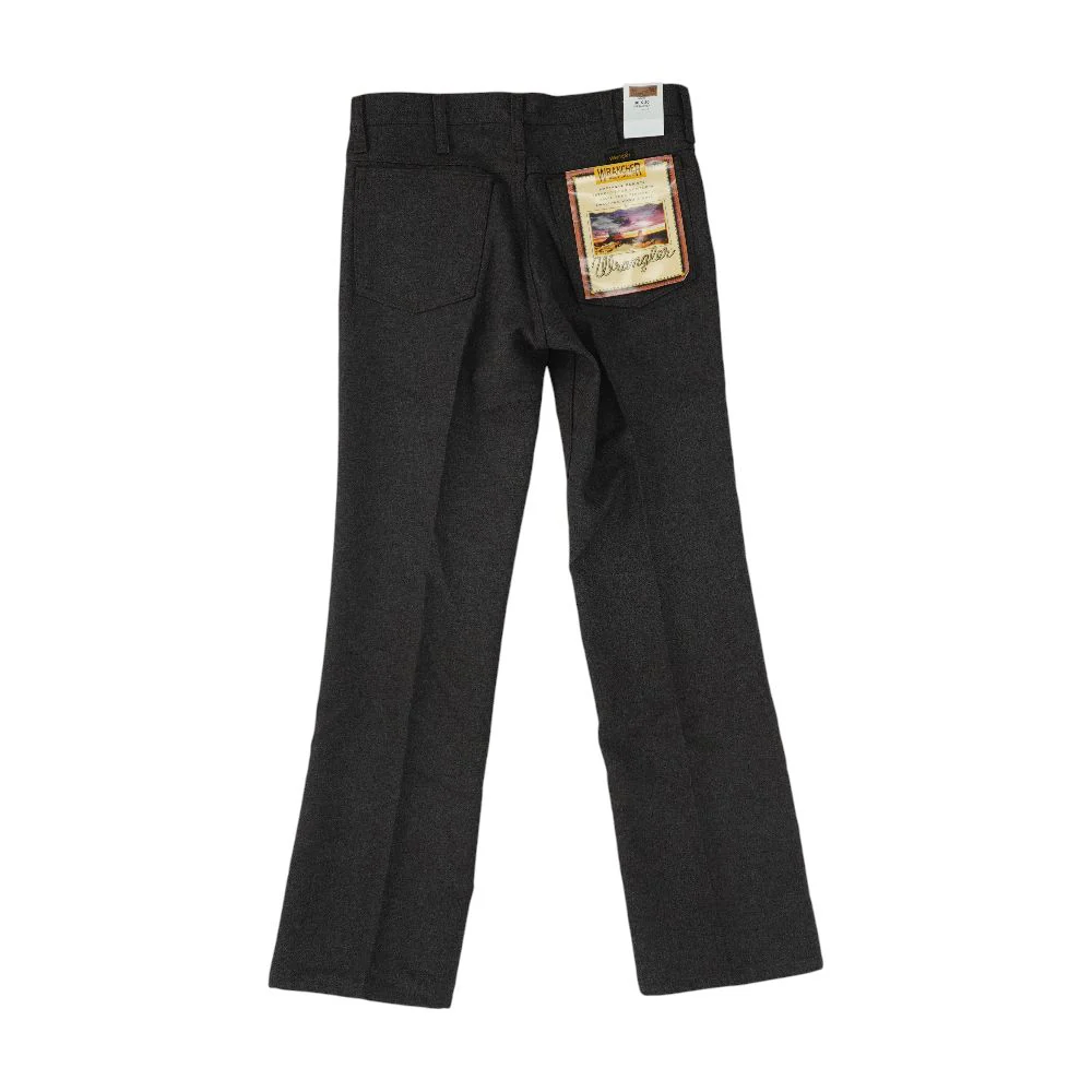 Gray Solid Casual Pants - Image 2