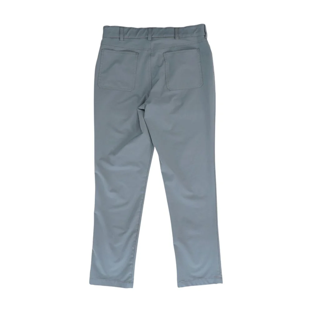 Gray Solid Chino Pants - Image 2