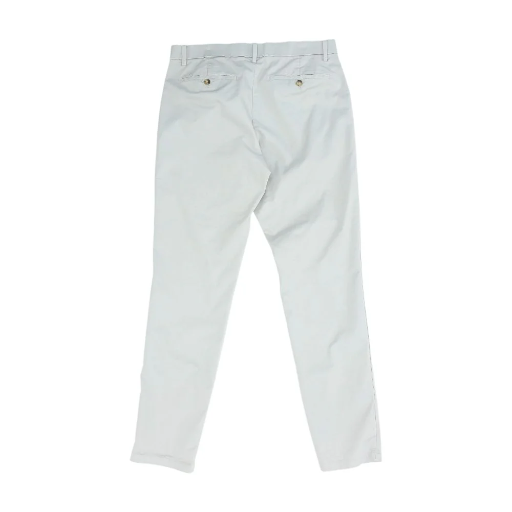 Gray Solid Chino Pants - Image 2
