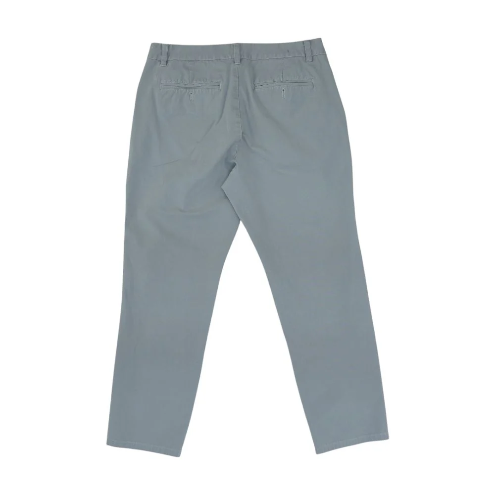 Gray Solid Chino Pants - Image 2