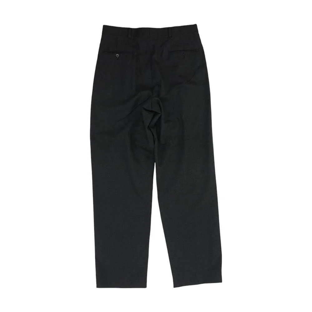 Gray Solid Dress Pants - Image 2