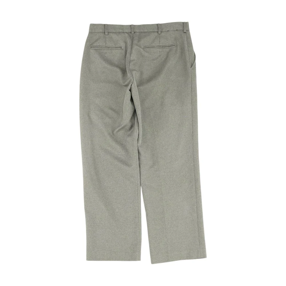 Gray Solid Dress Pants - Image 2