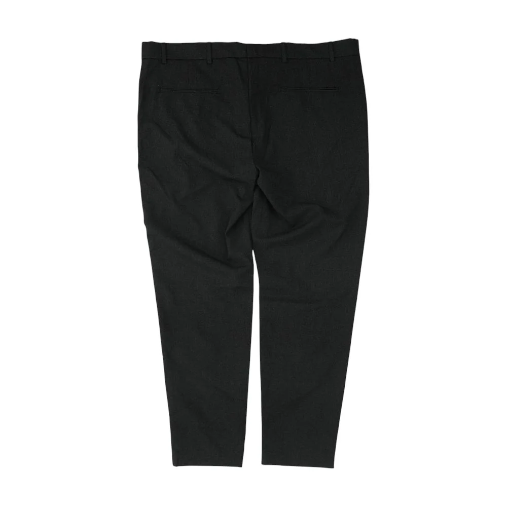 Gray Solid Dress Pants - Image 2
