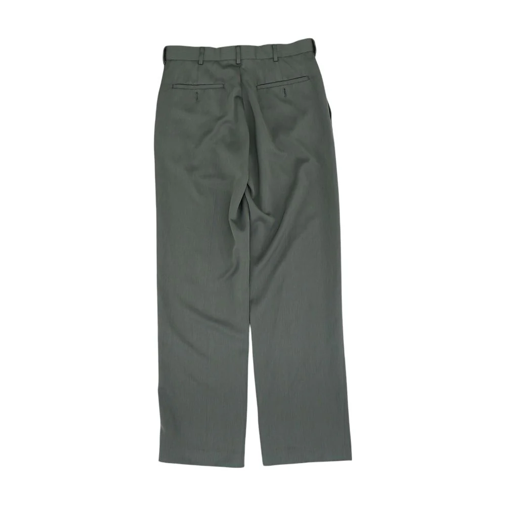 Gray Solid Dress Pants - Image 2
