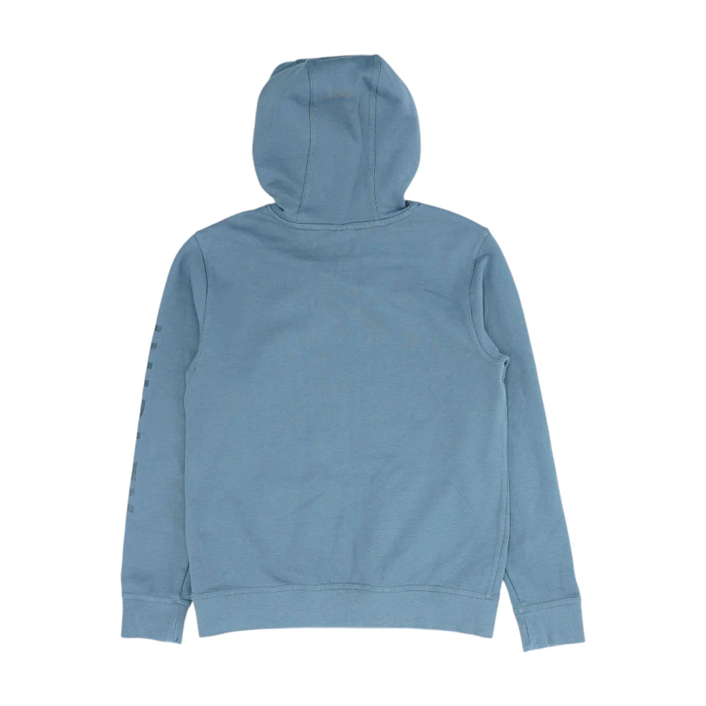 Gray Solid Hoodie Pullover - Image 2
