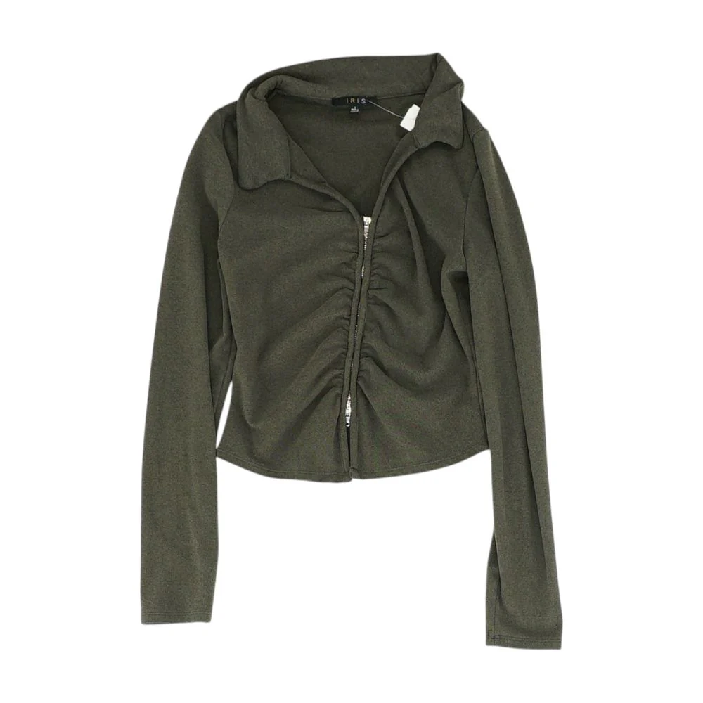 Gray Solid Jacket - Image 2