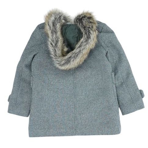 Gray Solid Lightweight Coat - Image 2