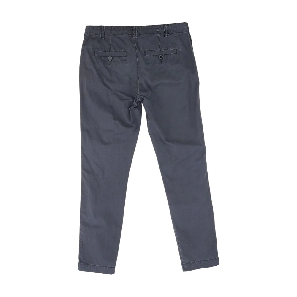 Gray Solid Pants - Image 2