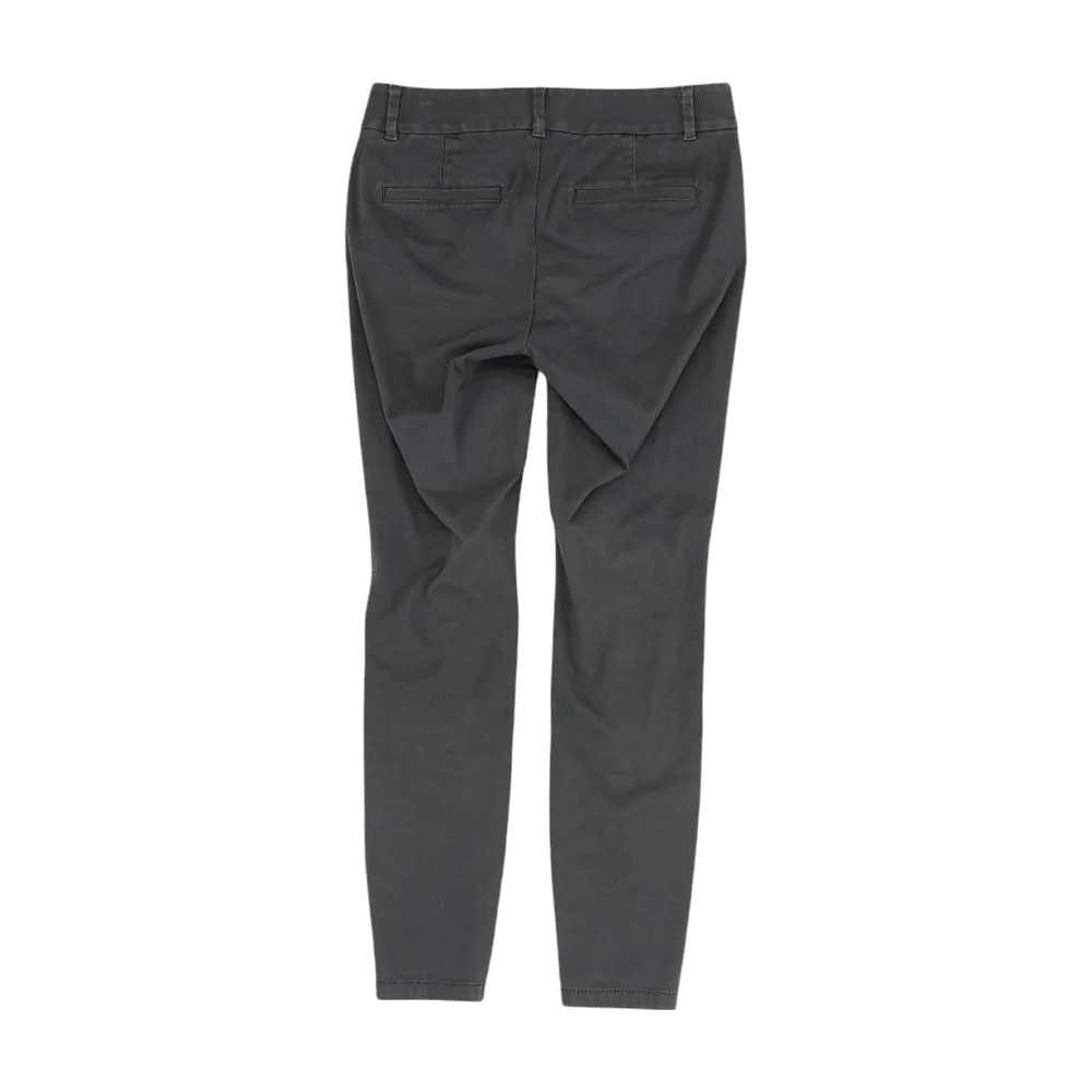 Gray Solid Pants - Image 2