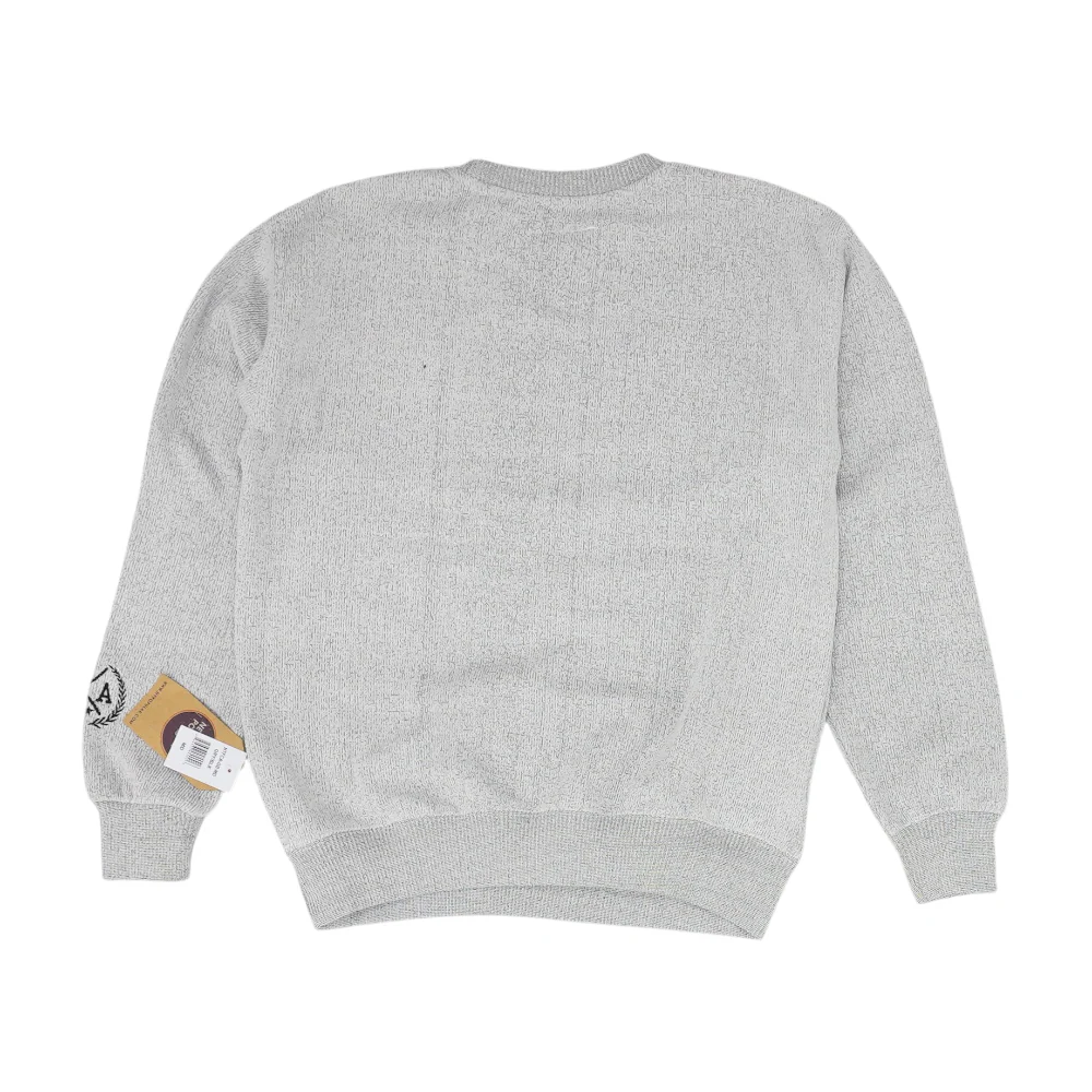 Gray Solid Sweatshirt Pullover - Image 2