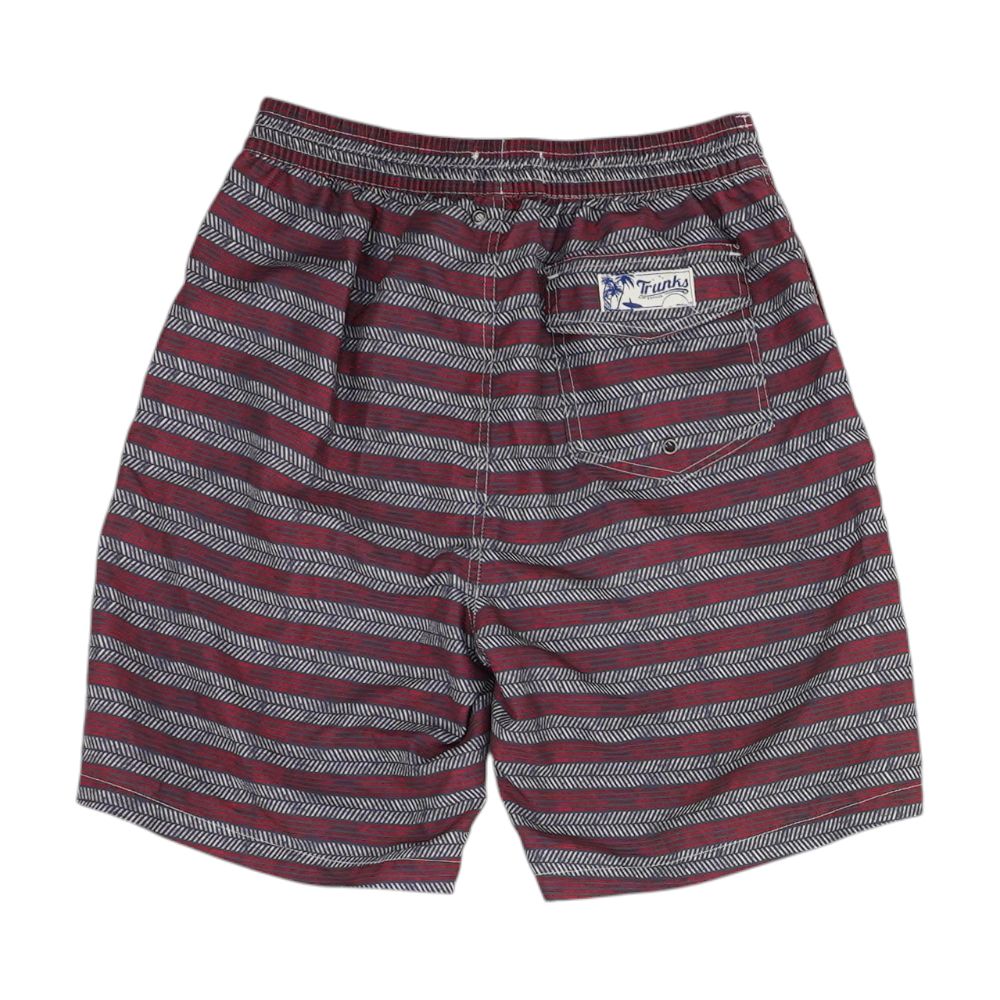 Gray Striped Board Shorts - Image 2