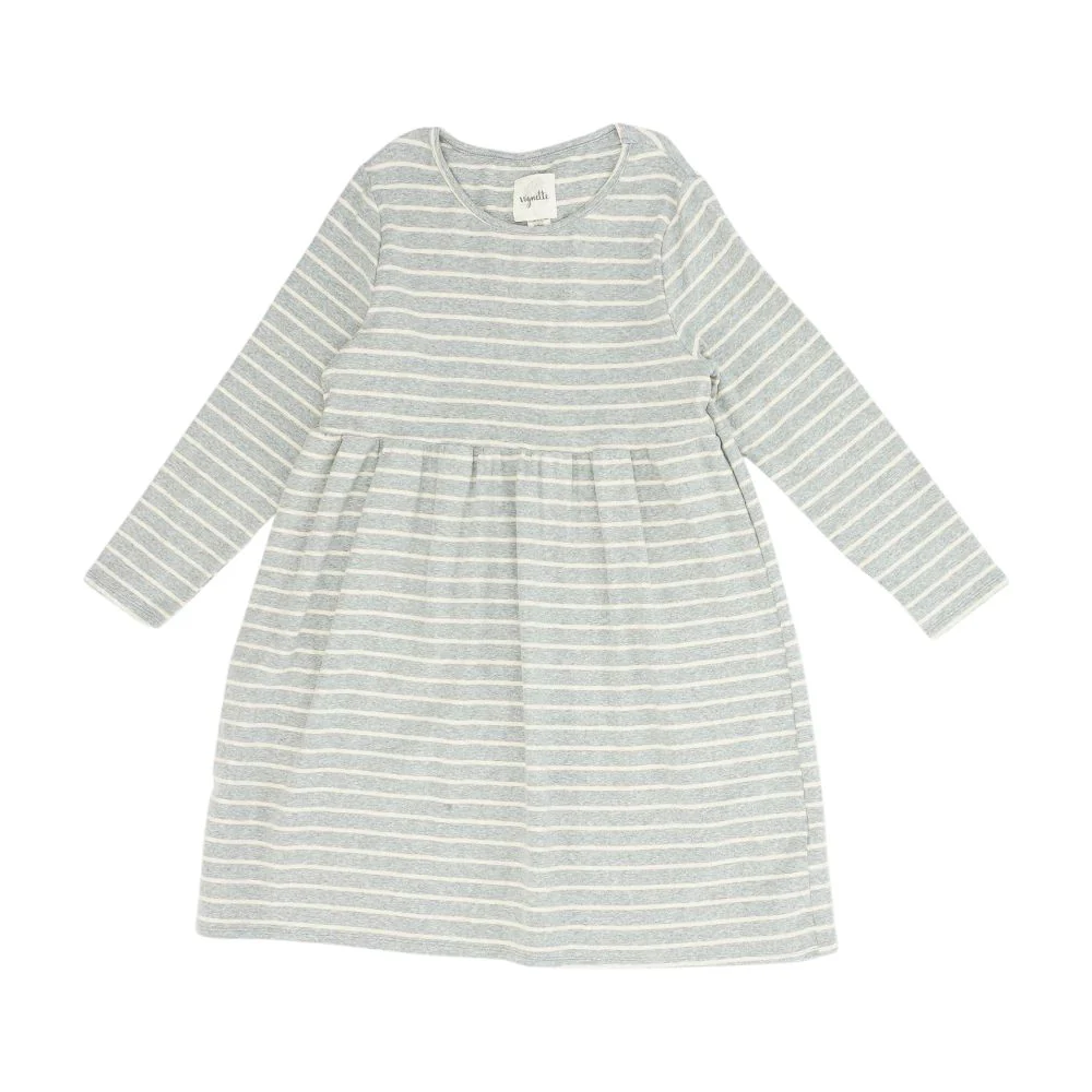 Gray Striped Dress