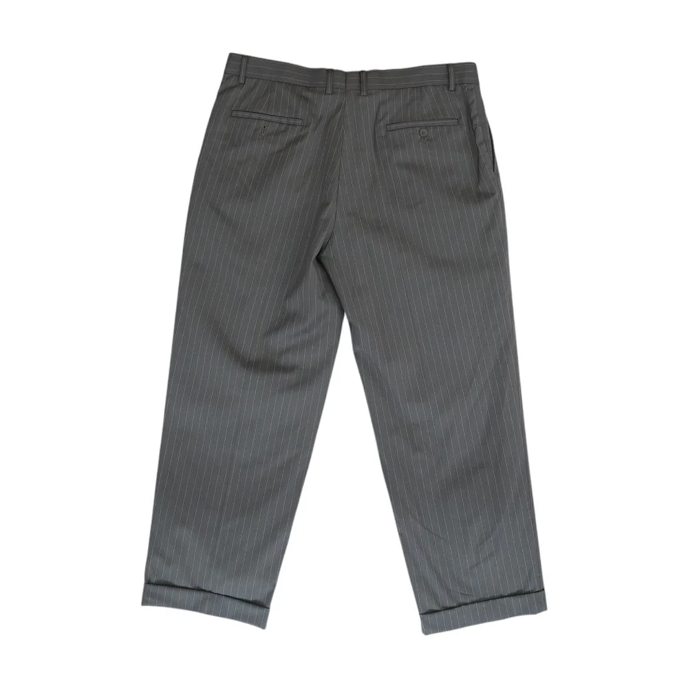 Gray Striped Dress Pants - Image 2