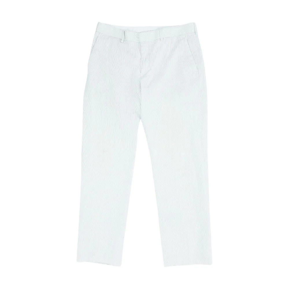 Gray Striped Dress Pants