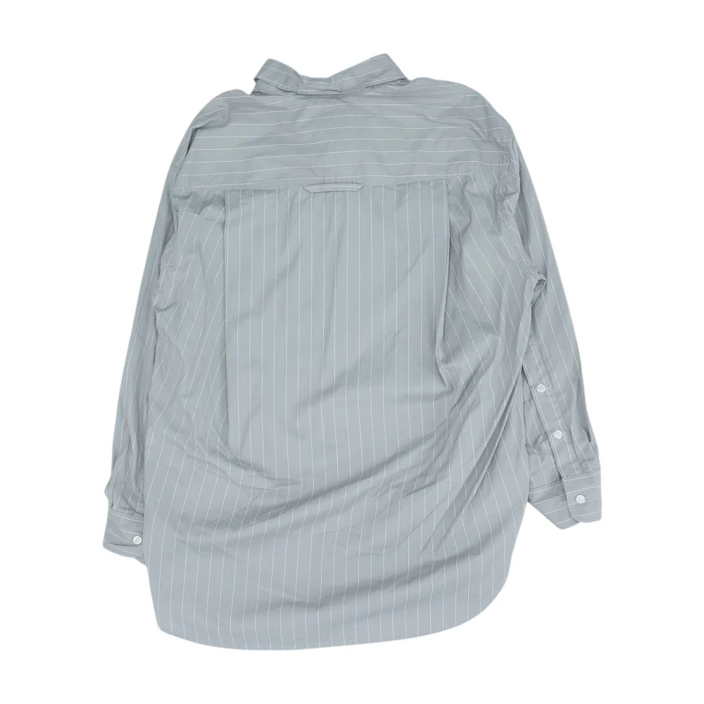 Gray Striped Long Sleeve Button Down - Image 2