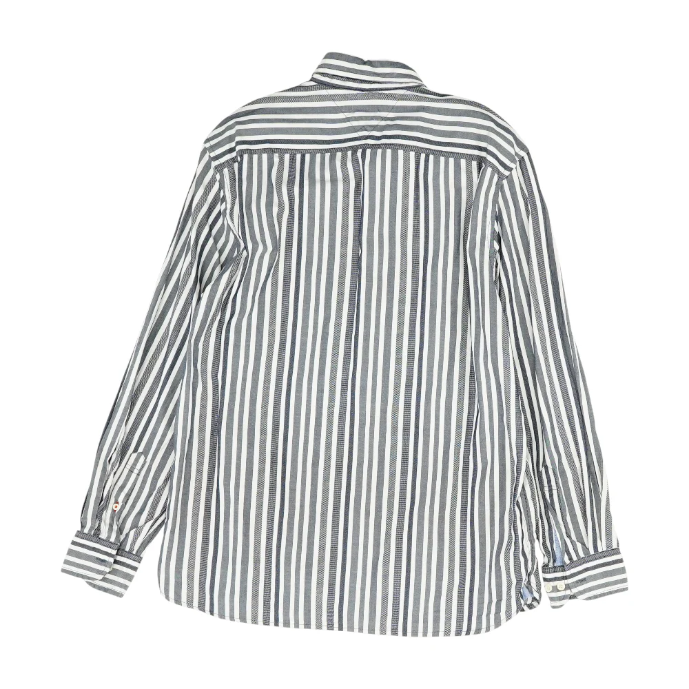 Gray Striped Long Sleeve Button Down - Image 2