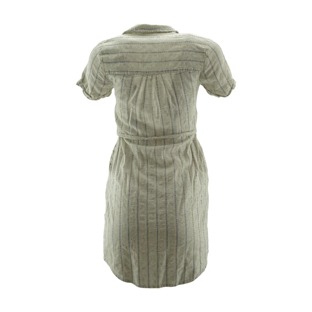 Gray Striped Mini Dress - Image 2