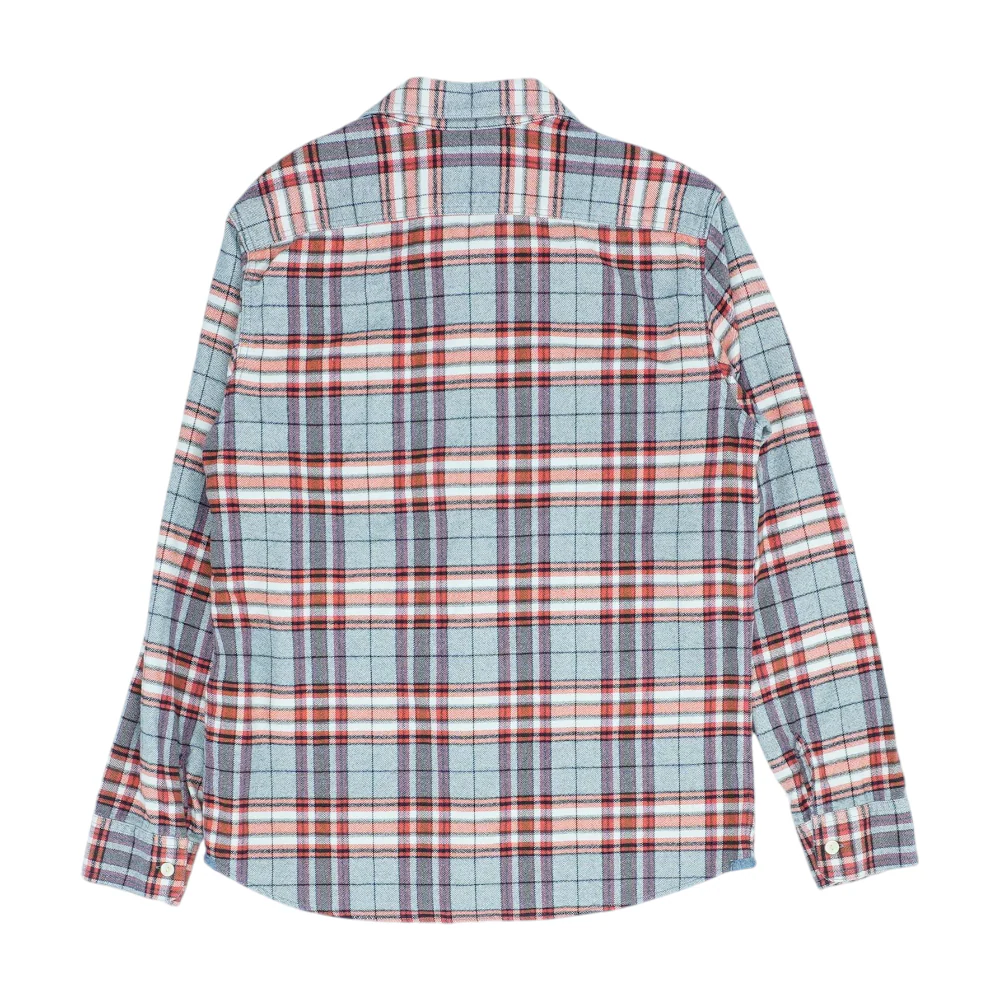 Gray Plaid Flannel Button Down - Image 2