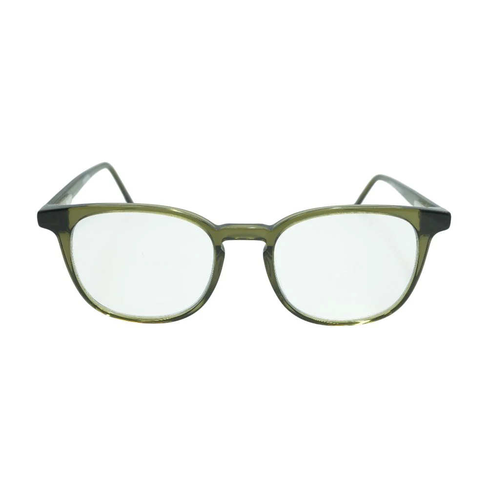 Green Boardroom Round Unknown Prescription Eyeglasses - Image 2