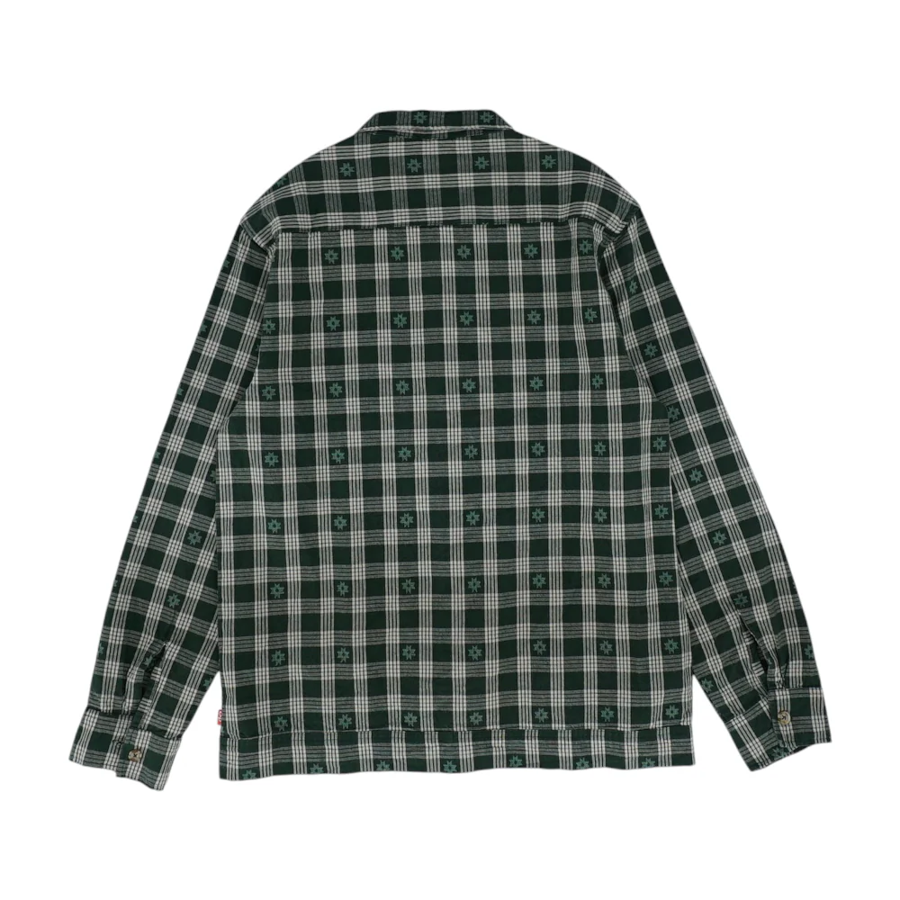 Green Check Flannel Button Down - Image 2