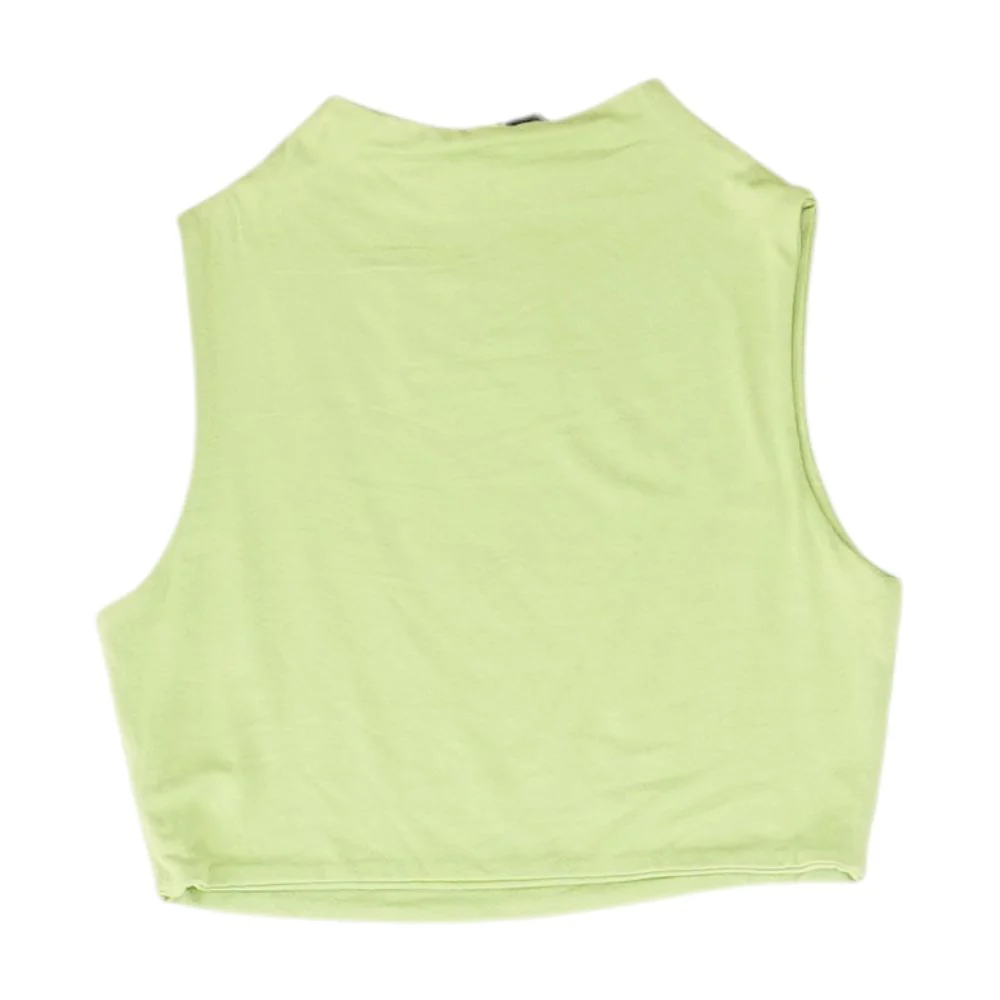 Green Cropped T-Shirt - Image 2