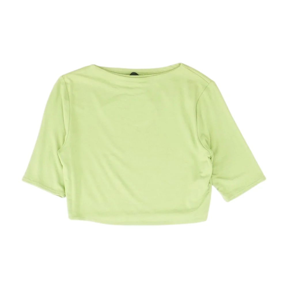 Green Cropped T-Shirt