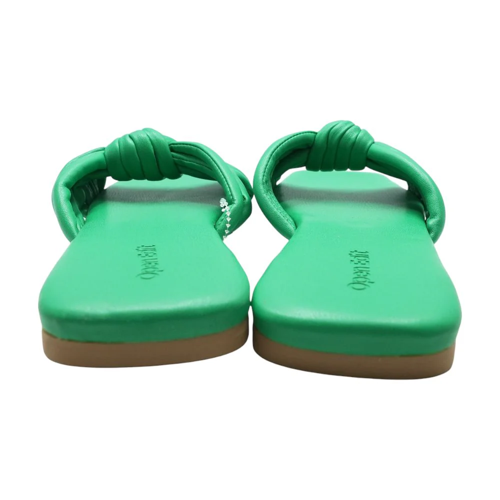 Green Flat Sandals - Image 2