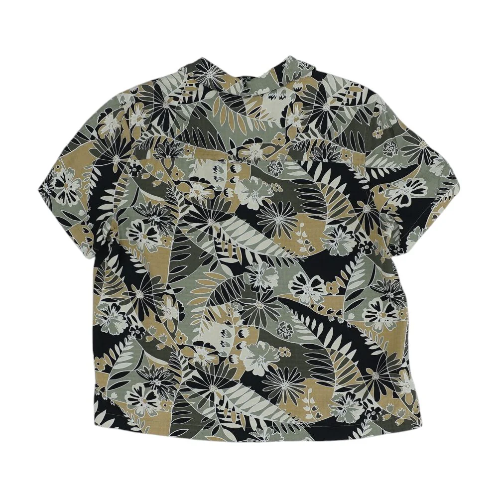 Green Floral Button Down - Image 2