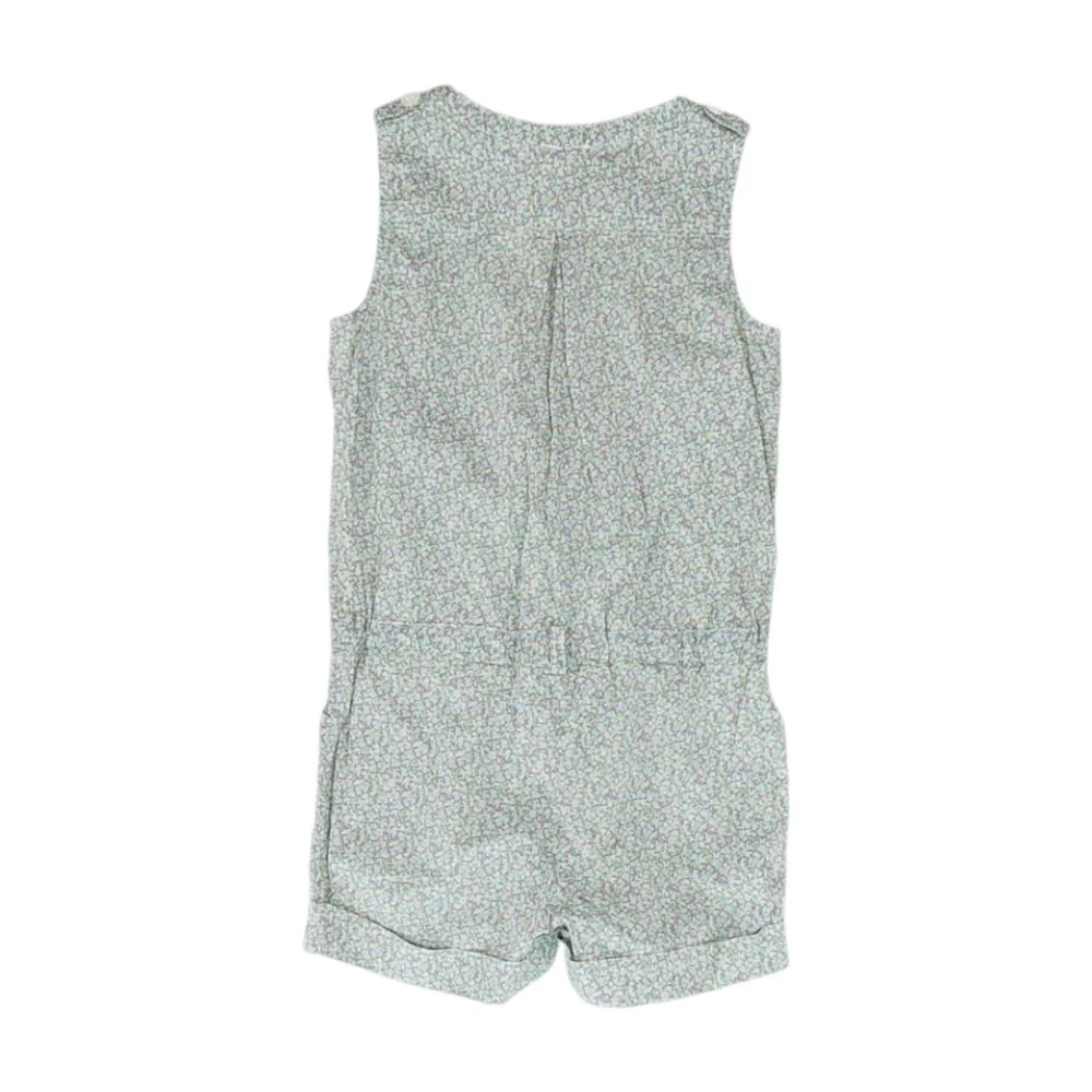 Green Floral Romper - Image 2