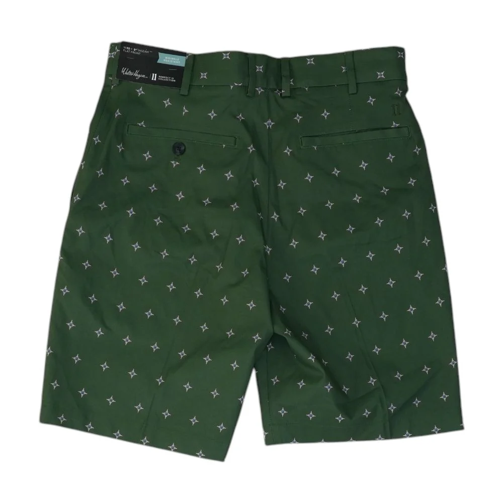Green Graphic Active Shorts - Image 2