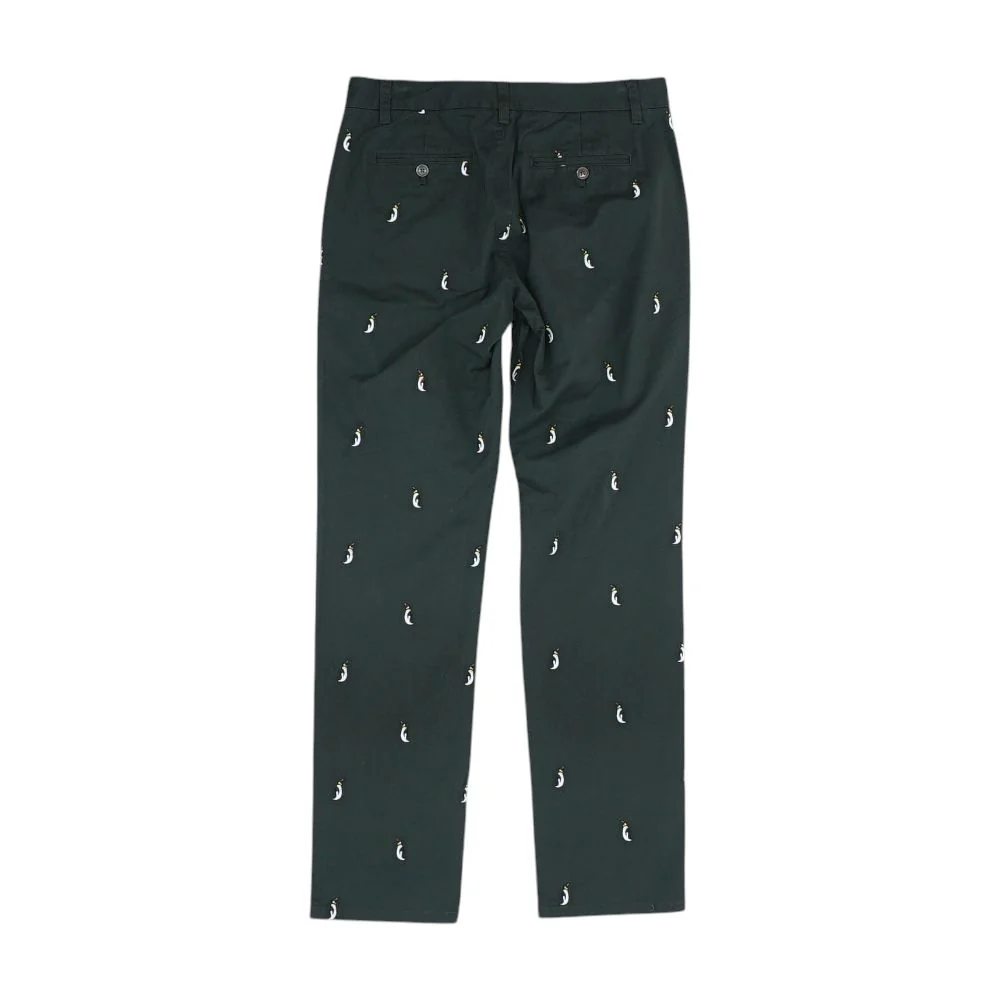Green Graphic Chino Pants - Image 2