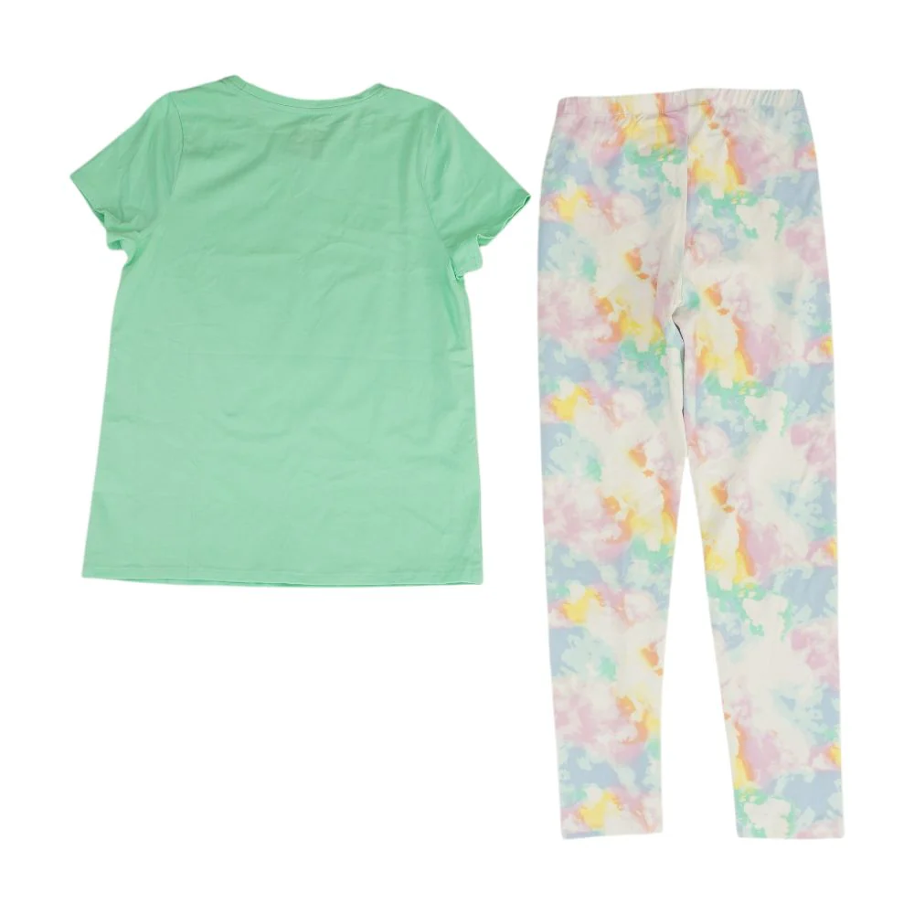 Green Graphic Pant Set - Image 2