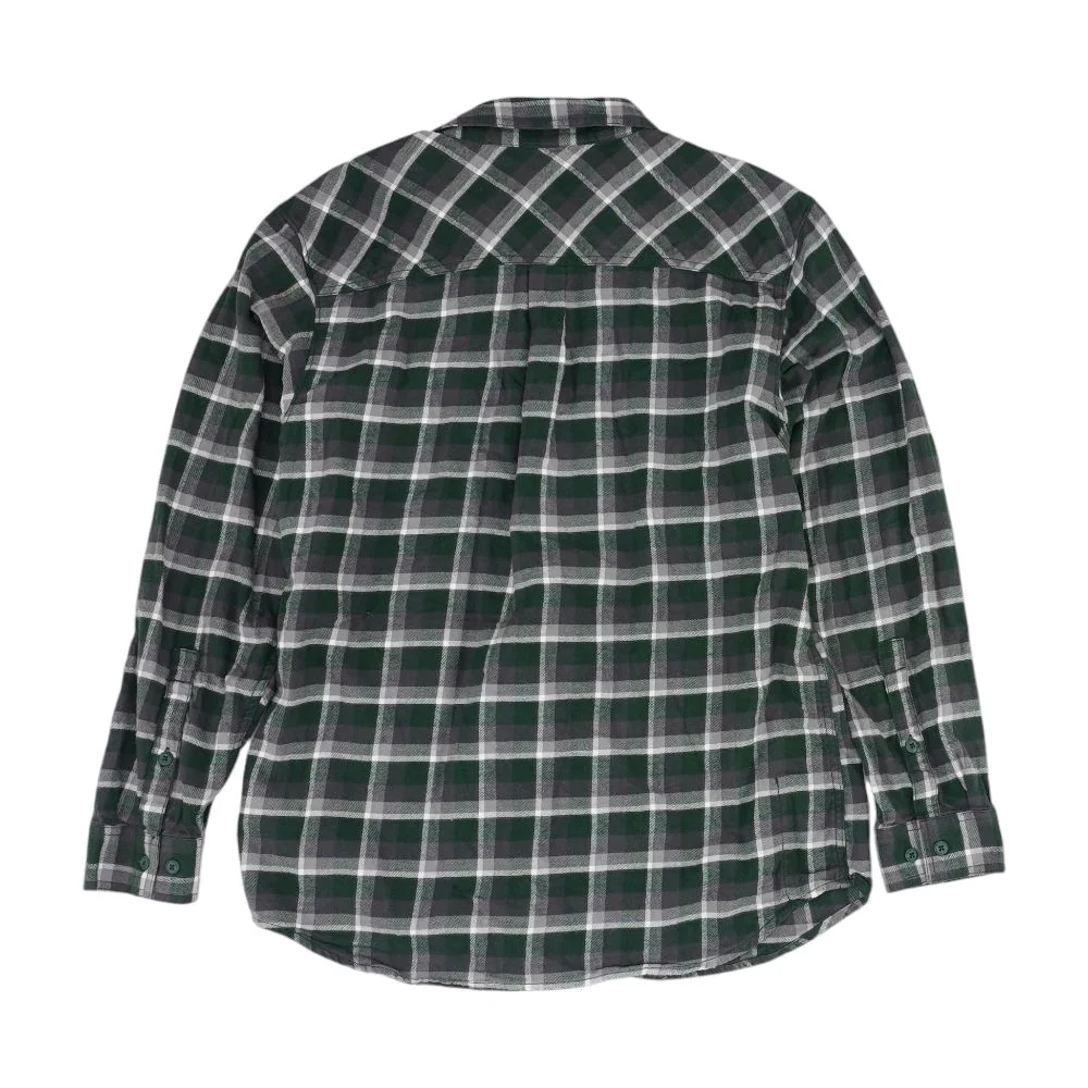 Green Michigan State Spartans Plaid Long Sleeve Button Down - Image 2
