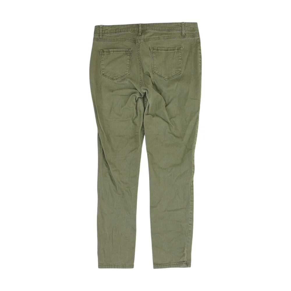 Green Mid Rise Slim Leg Jeans - Image 2