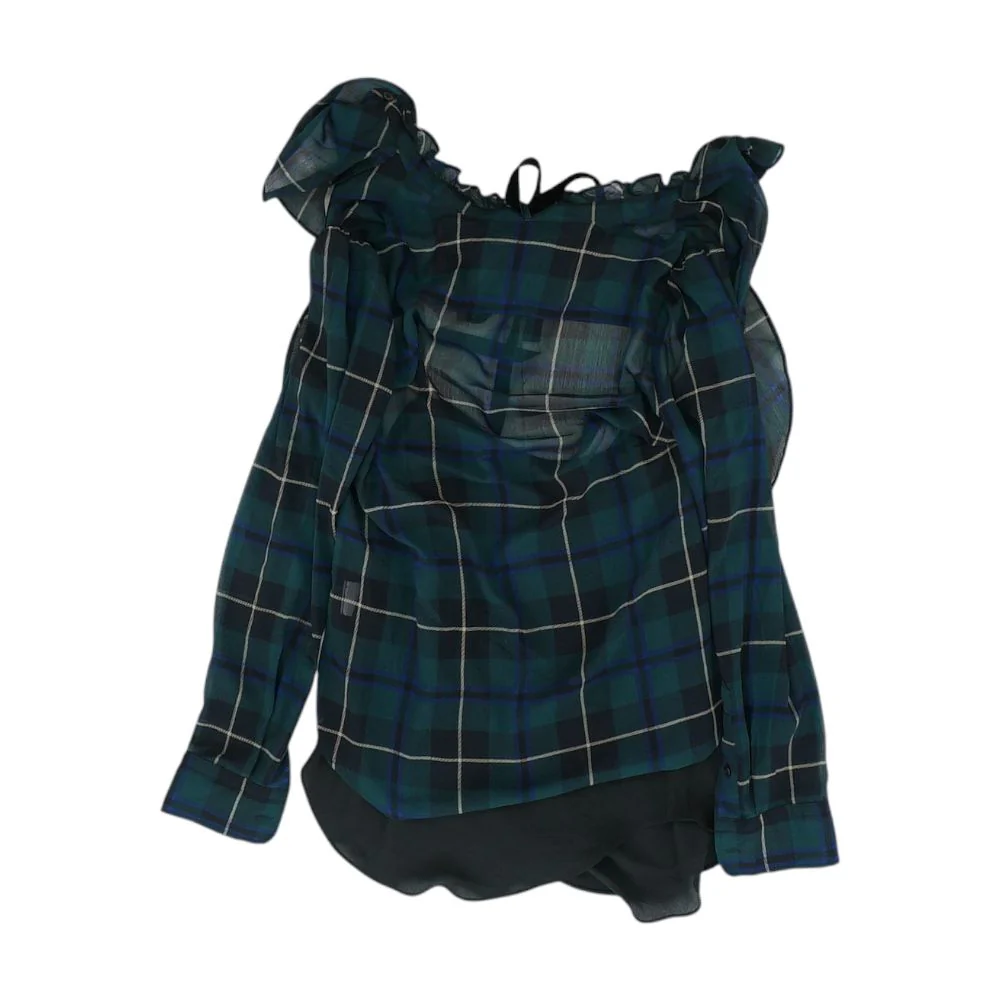 Green Plaid Button Down - Image 2