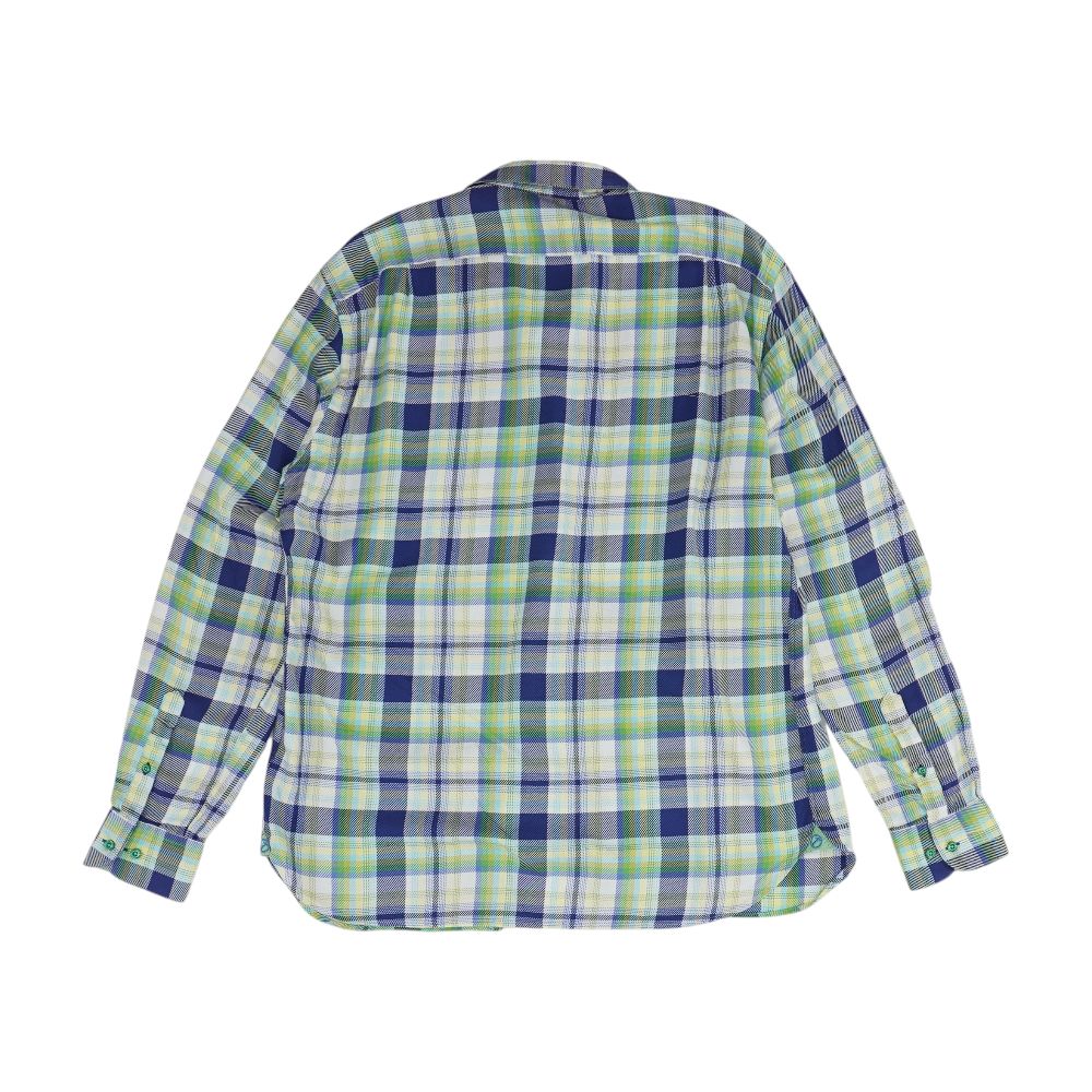 Green Plaid Long Sleeve Button Down - Image 2