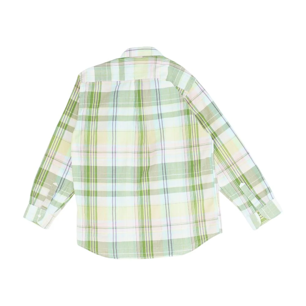 Green Plaid Long Sleeve Button Down - Image 2