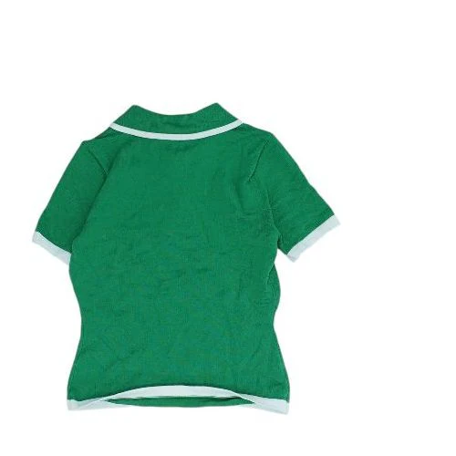 Green Polo Knit Top - Image 2