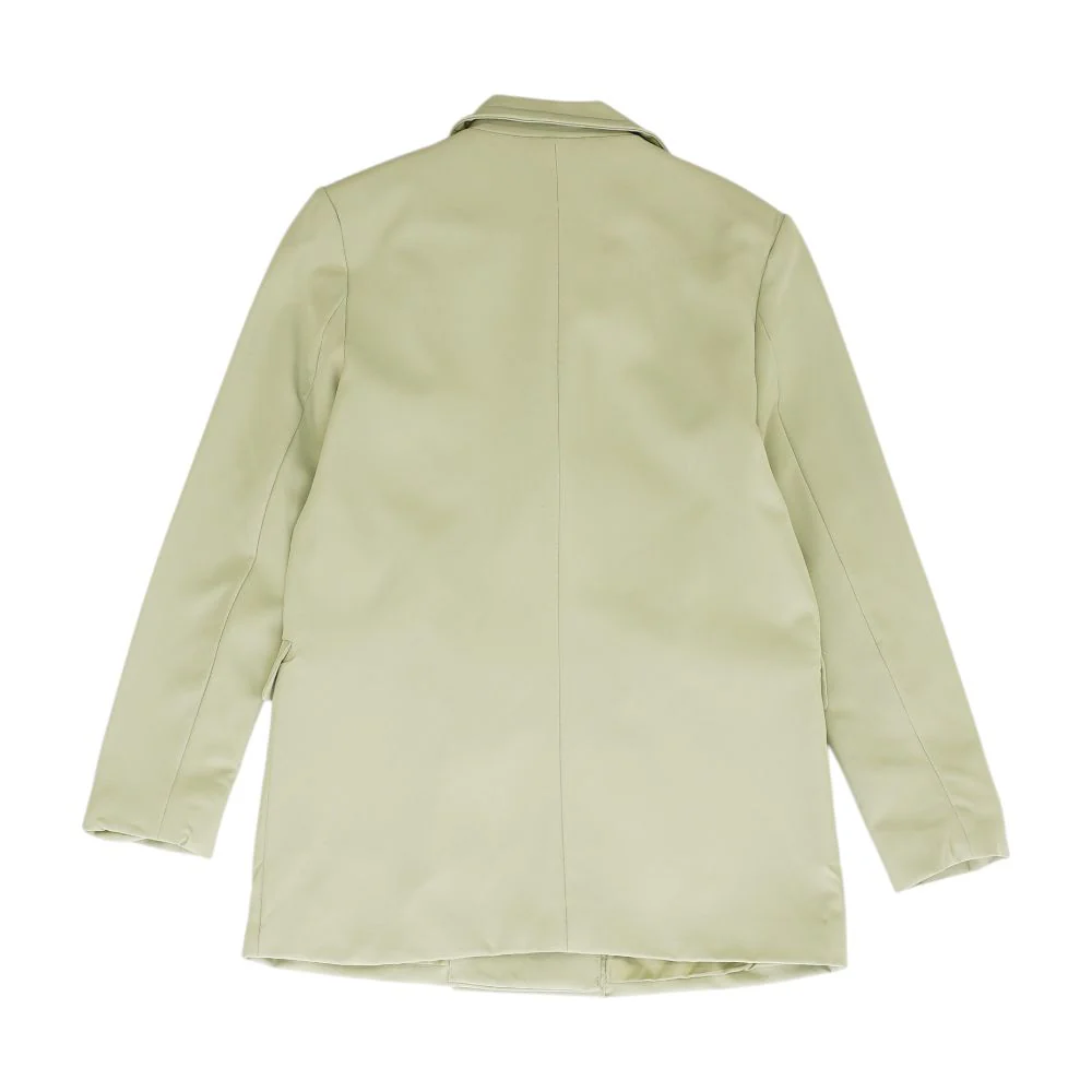 Green Solid Blazer - Image 2