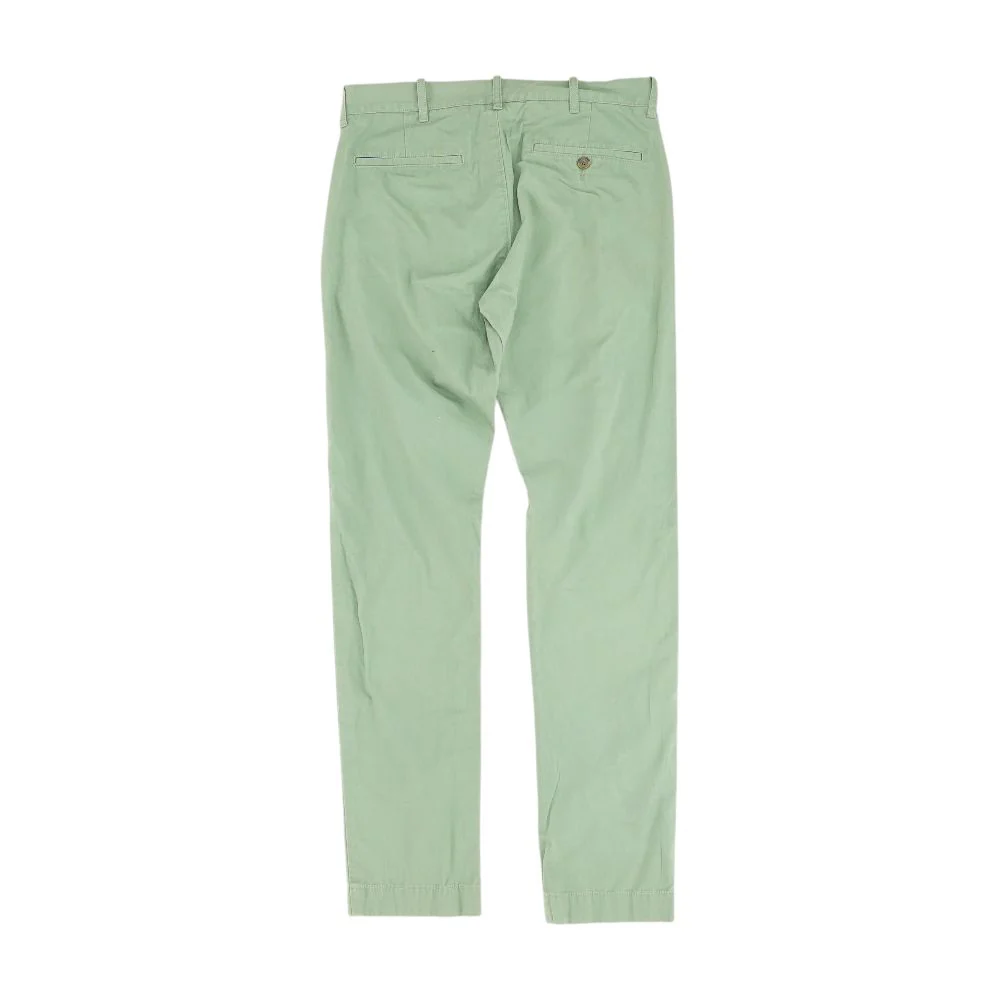 Green Solid Chino Pants - Image 2