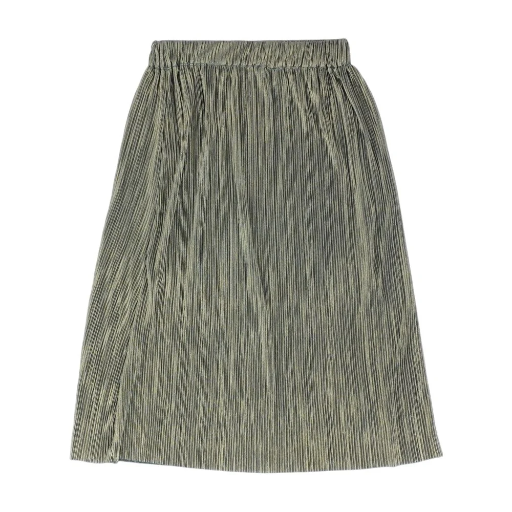 Green Solid Midi Skirt - Image 2