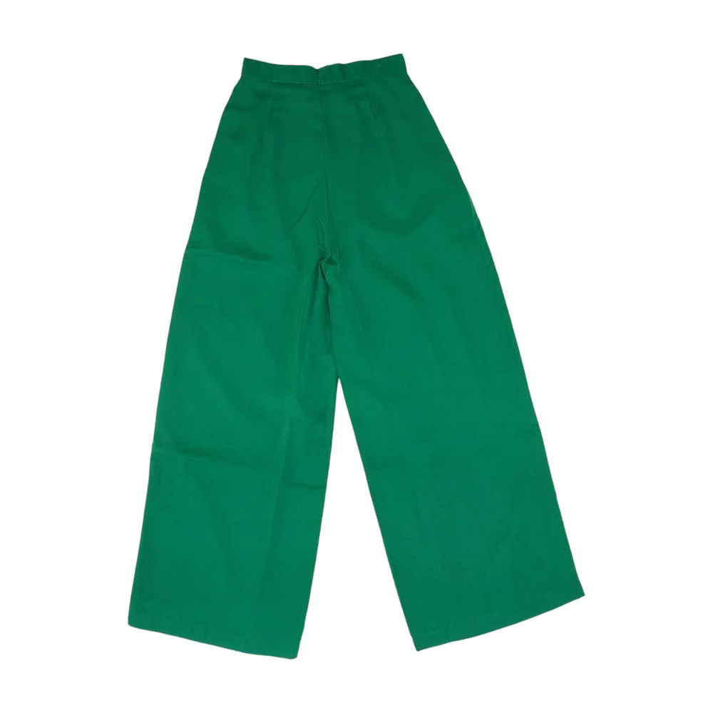 Green Solid Pants - Image 2