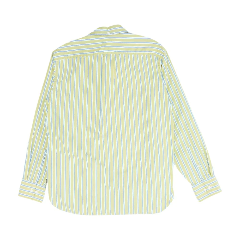Green Striped Long Sleeve Button Down - Image 2