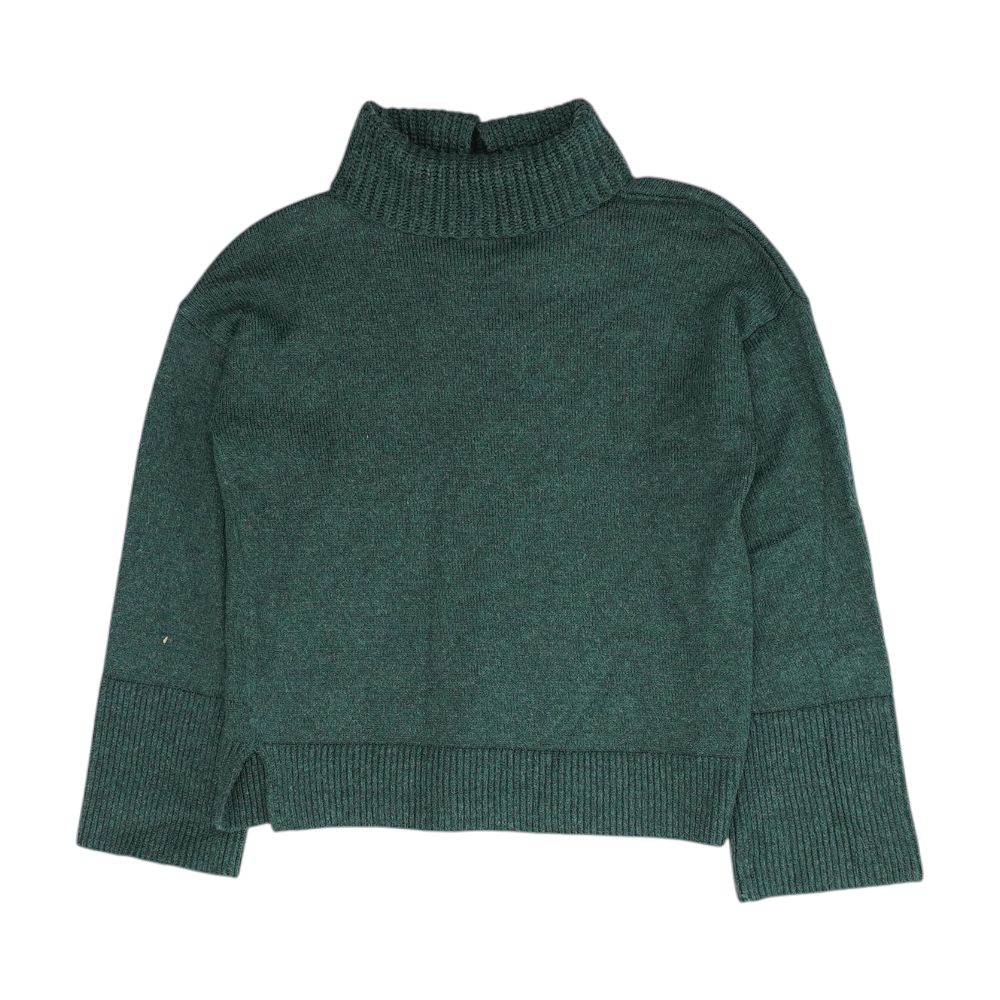 Green V-Neck Sweater - Image 2