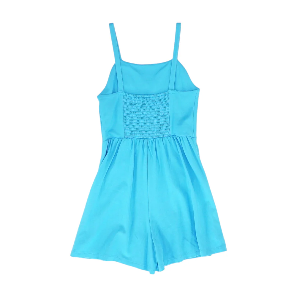 Blue Sleeveless One-Piece - Image 2