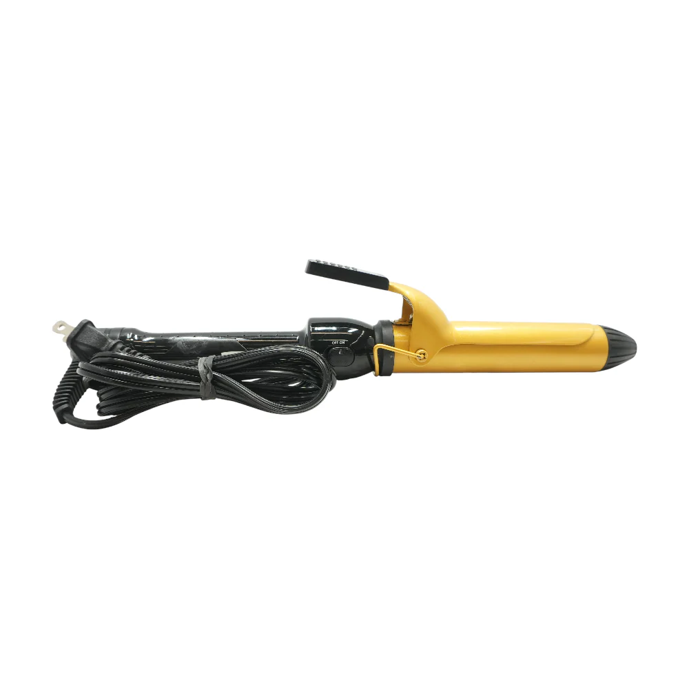 Gold Ceramic Tourmaline Professional Curling Iron - Image 2