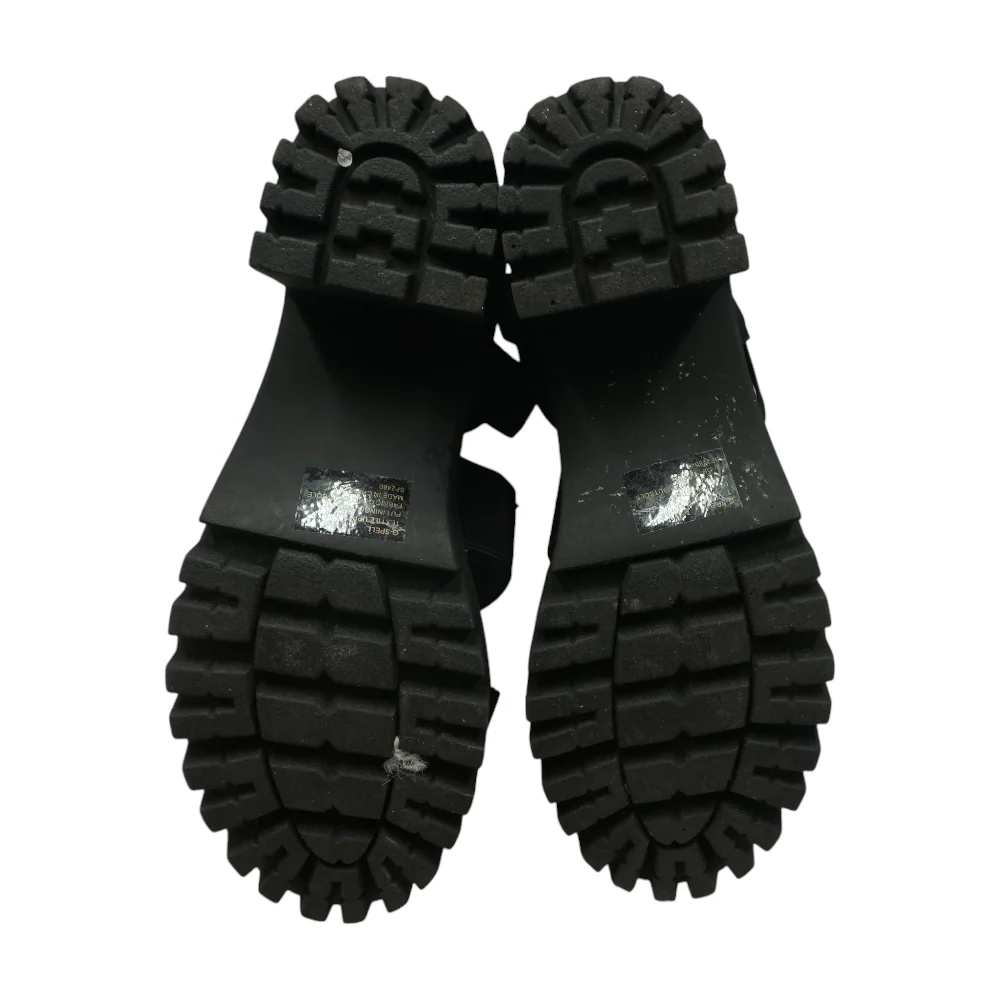 Black Heeled Sandals - Image 3
