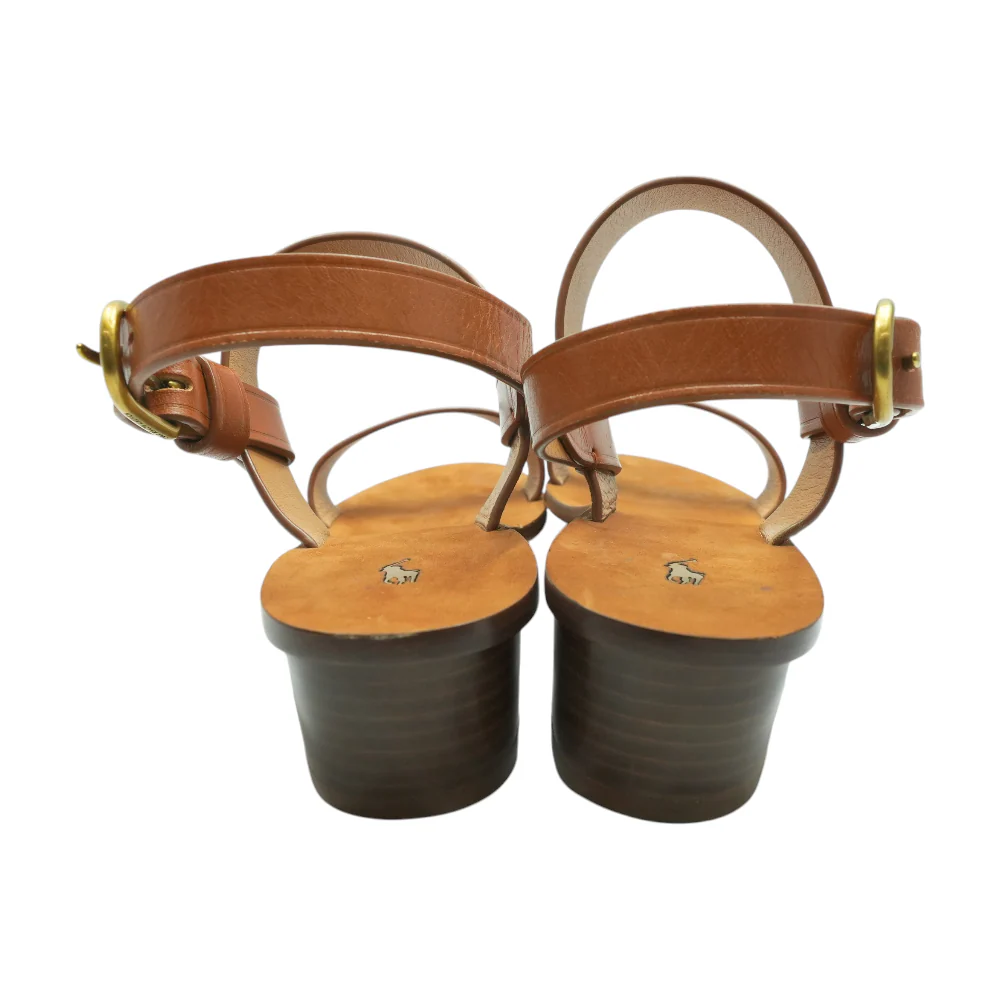 Brown Heeled Sandals - Image 2