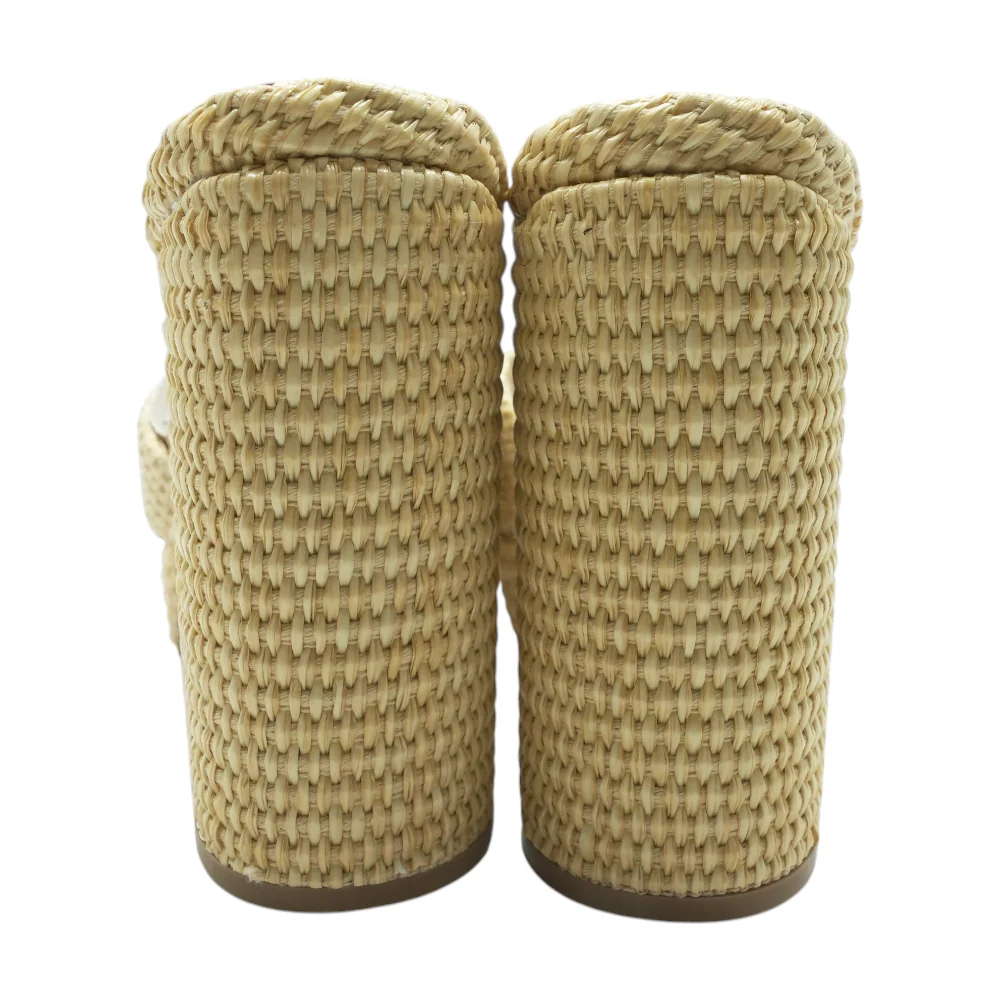 Tan Heeled Sandals - Image 2